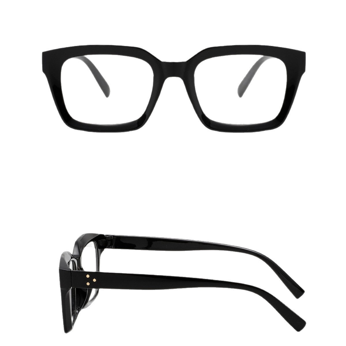New Cross-Border Fashion Dopamine Personality Sweet Cool Glasses for Women Trendy Versatile Anti-Blue Light Non-Prescription Glasses for Men
