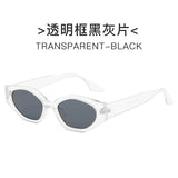 New European and American cross-border fashion sunglasses European and American personality color matching small frame cat eye sunglasses female sunglasses