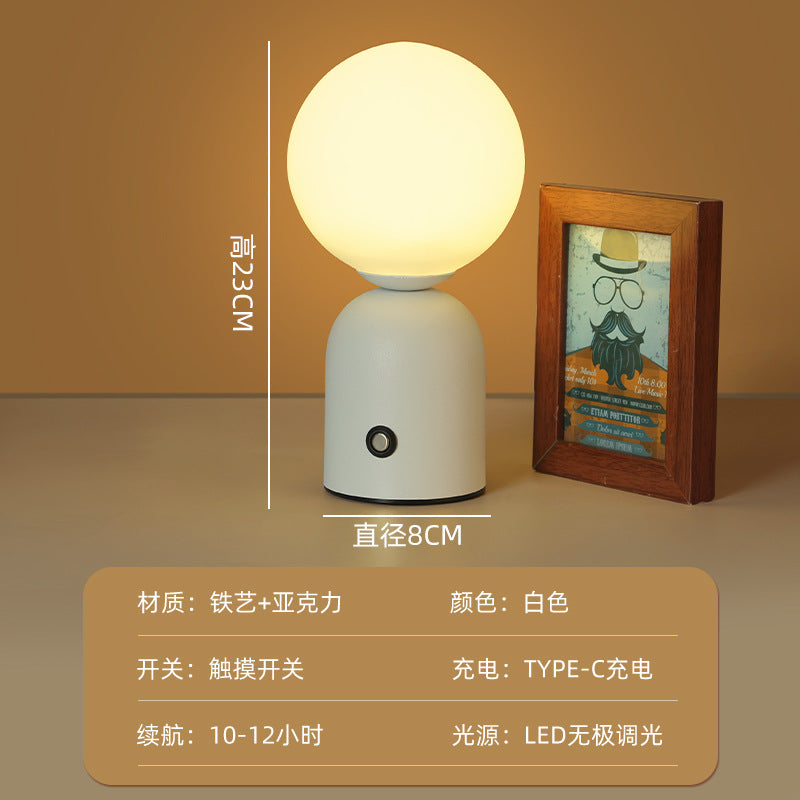 Nordic Macaron Table Lamp Clear Bar Bar Table Lamp Cafe KTV Atmosphere Lamp Bedside Lamp Wedding Lamp