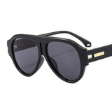 Chic Gradient Lens Eyewear – Vintage-Inspired Oval Glasses for Men & Women