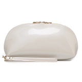 Patent Leather Clutch Bag Women's Cosmetic Bag Korean Style Mini Clutch Banquet Coin Purse Mobile Phone Shell Lipstick Zipper Small Bag