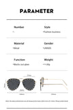 Retro Aviator Rivet Sunglasses for Men & Women | UV-Protective Trendy Eyewear