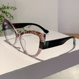 Cat-Eye Anti-Blue Light Glasses for Women – Oversized Full-Frame Fashion Eyewear