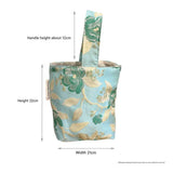 Small Floral Print Bucket Bag – Casual Women’s Handbag