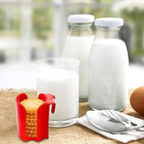 Creative Red Biscuit Rack – Plastic Cookie Holder & Storage Container