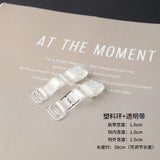 Transparent Shoulder Strap Invisible Shoulder Strap Bra Strap Frosted Plastic Widened Invisible Strap Non-magnetic Adjustable Type Inner Wear Strap Anti-slip