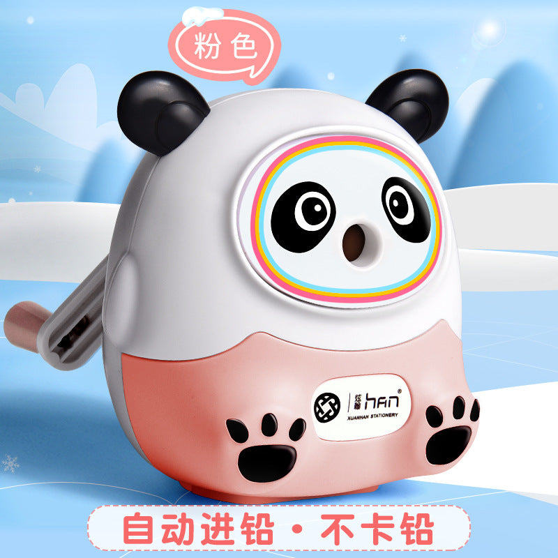 Kulomi Pencil Sharpener Primary School Student Pencil Sharpener Hand-cranked Automatic Pencil Sharpener Durable Pencil Sharpener