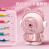Kulomi Pencil Sharpener Primary School Student Pencil Sharpener Hand-cranked Automatic Pencil Sharpener Durable Pencil Sharpener