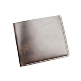 Pieru Men's Retro PU Leather Wallet – Slim Business Card Holder, Ultralight Design
