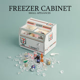 7-Eleven Mini Magnetic Freezer Toy – Simulation Dollhouse Appliance, Fridge Magnet Decor