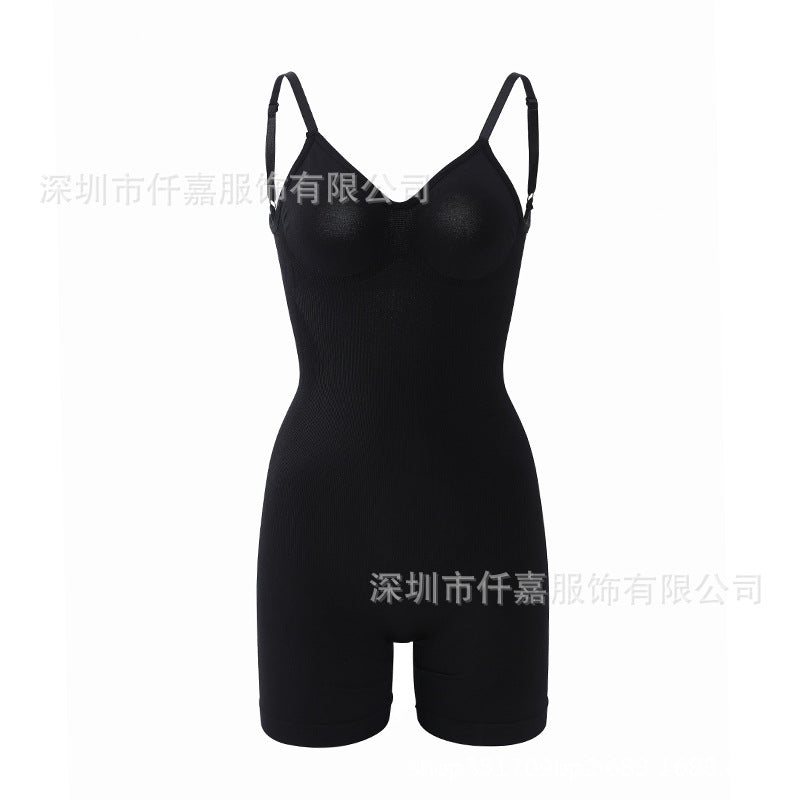 Women's Body Shaping Sexy Backless Base Tunic Underwear plus size Body Shaping Tight Tunic
