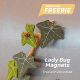 3D Morning Glory Fridge Magnets – Artificial Flower Decor, Miniature Magnetic Ornaments