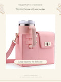 Outdoor Portable Beverage Bottle Bag - Trendy Commuter Messenger
