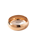 Chunky Gloss Dome Bangle Set – Bold Resin & Gold Slip-On Bracelets for Women (Pack of 3)