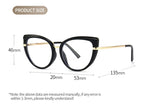 Classic Cat Eye Anti-Blue Light Glasses for Women – TR90 Retro Flat Frame
