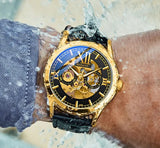 Automatic Mechanical Men's Watch – Waterproof & Luminous