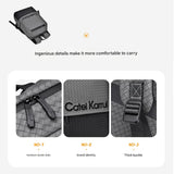 Catei Karrui Large Travel Messenger Backpack – Multi-Functional School & Laptop Bag