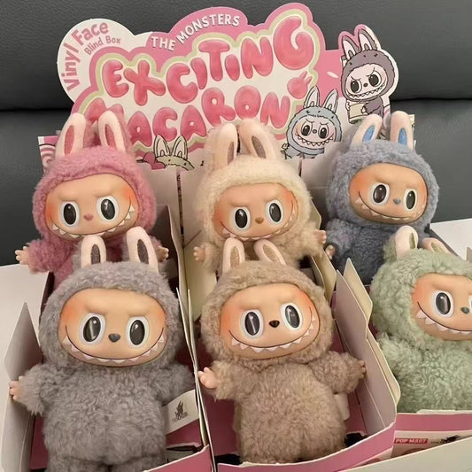 Labubu Macaron Series Vinyl Toy Plush Figure
