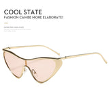 Trendy Metal Frame Women’s Sunglasses – UV Protection Fashion Shades for Everyday Style