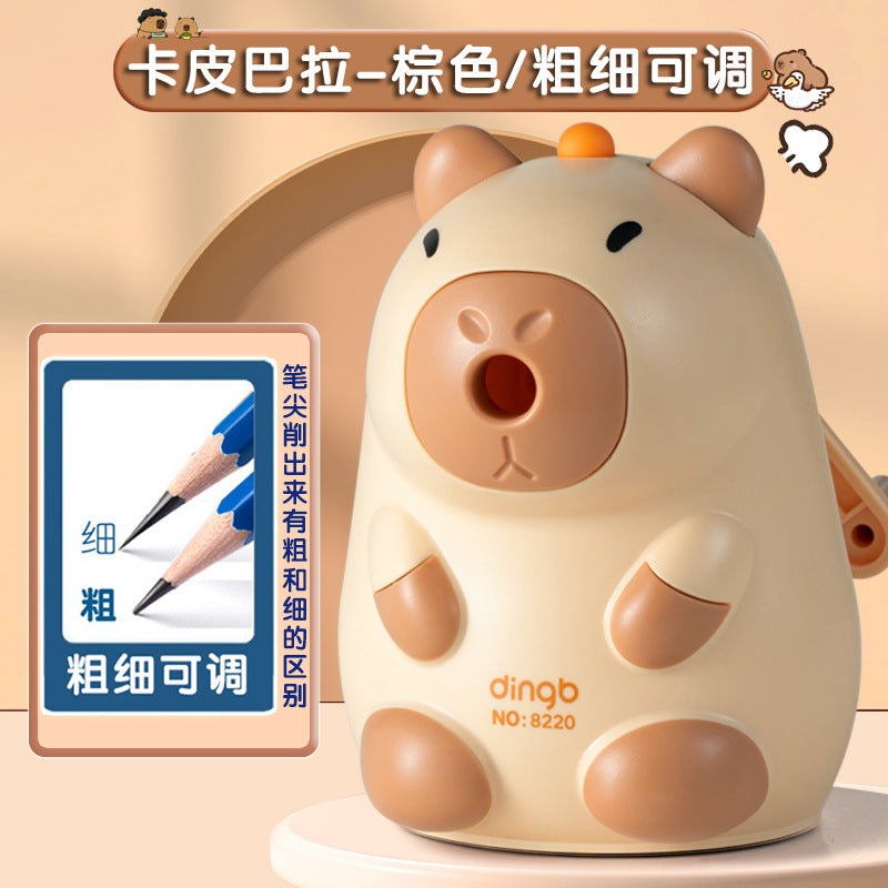 Kulomi Pencil Sharpener Primary School Student Pencil Sharpener Hand-cranked Automatic Pencil Sharpener Durable Pencil Sharpener