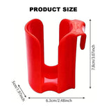 Creative Red Biscuit Rack – Plastic Cookie Holder & Storage Container