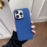 Luxury Carbon Fiber iPhone Case – Shockproof Design