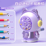 Kulomi Pencil Sharpener Primary School Student Pencil Sharpener Hand-cranked Automatic Pencil Sharpener Durable Pencil Sharpener