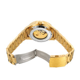 T-Winner Automatic Mechanical Watch for Men – Luminous Display, Stainless Steel Strap