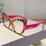 Cat-Eye Anti-Blue Light Glasses for Women – Oversized Full-Frame Fashion Eyewear