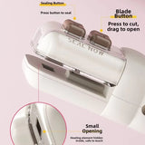 Cute Mini Bag Sealer – Rechargeable Hand-Press Heat Sealing Clip for Snack & Plastic Bags