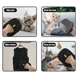 Pet Grooming Glove – Gentle Deshedding & Hair Removal for Dogs & Cats