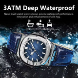 Men’s Ultra-Thin Quartz Watch, Luminous Design