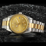 T-Winner Men's Classic Gold Mechanical Watch – Luxury Skeleton Watch