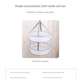 Foldable Clothes Drying Rack Net Basket for Socks & Underwear – Deformation-Resistant Hanging Dryer