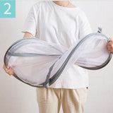 Foldable Clothes Drying Rack Net Basket for Socks & Underwear – Deformation-Resistant Hanging Dryer