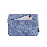 Waterproof Laptop Sleeve – Marble Slate Print, Stone Texture Protective Case (11"-15" inches)