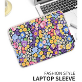 Floral Laptop Sleeve – Waterproof Shockproof Case for Women & Men (11'-15" inches)
