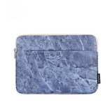Waterproof Laptop Sleeve – Marble Slate Print, Stone Texture Protective Case (11"-15" inches)