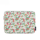 Waterproof Laptop Sleeve – Daisy Floral Print, Shock-Resistant Zippered Case