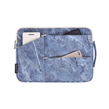 Laptop Sleeve – Marble Slate Zipper Pouch with 4 Compartments, Fits 11–15” Devices