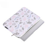Floral Laptop Sleeve – 11''–15.6'' Waterproof & Shock-Resistant Case for HP & More