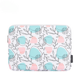 Bloom Haze Printed Laptop Sleeve – Waterproof Case with Zipper, Fits MacBook & More