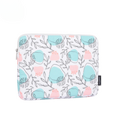 Bloom Haze Printed Laptop Sleeve – Waterproof Case with Zipper, Fits MacBook & More