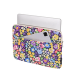 Waterproof Laptop Sleeve – Garden Bloom Floral Zipper Case for 11–15” Laptops