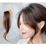 Clip-In Curtain Bangs (Pack of 3) – Synthetic Hairpieces with Middle Part & Soft Curls