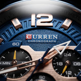Men's Business Chronograph Watch – Waterproof Analog Quartz Wristwatch