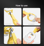 Baby Nail Clipper Set with LED Light & Magnifier – Safe Newborn Nail Scissors & Safety Clippers Kit