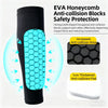 Breathable Calf Compression Sleeves – Honeycomb Anti-Collision Sports Socks for Football, Basketball & Cycling