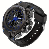 Military Men's Digital LED Stopwatch Watch