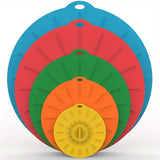 5pcs Silicone Bowl Lids Set - Heat Resistant & Reusable Covers